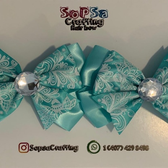 Other - BRAND NEW HAND MADE
satin ribbon, alligator clip,